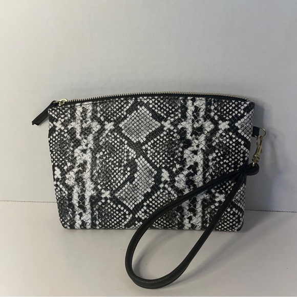 Snake Skin Style Clutch - Picture 1 of 4